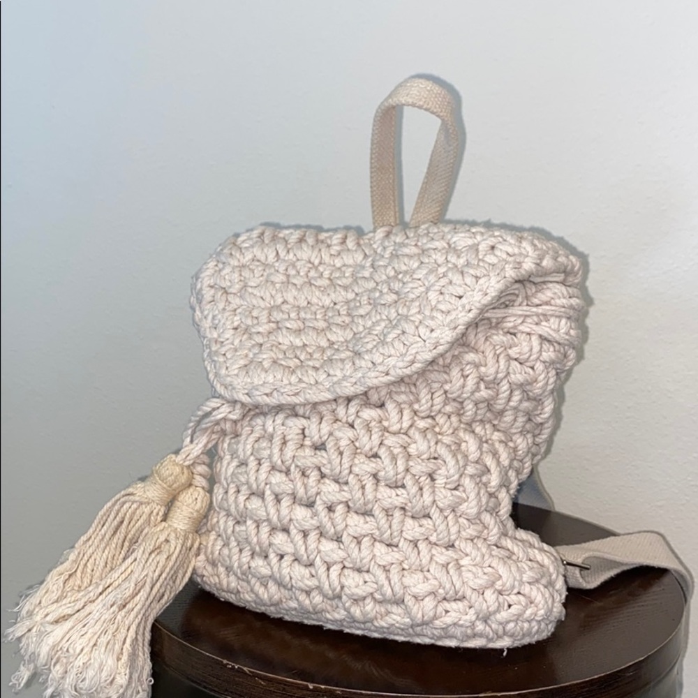 Boutique Macramé backpack